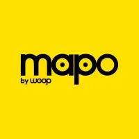 Voici le logo de la marque WOOP qui représente son identité graphique.