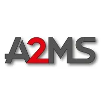 Voici le logo de la marque A2MS qui représente son identité graphique.