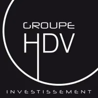 Voici le logo de la marque GROUPE HDV INVESTISSEMENT qui représente son identité graphique.