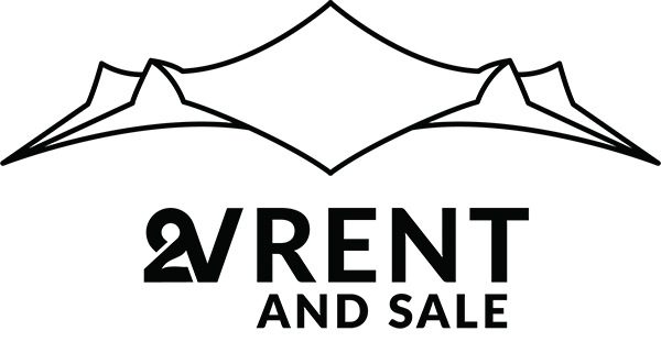 2V RENT logo