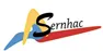 Voici le logo de la marque SERNHAC ARTS MARTIAUX (S.A.M.) qui représente son identité graphique.