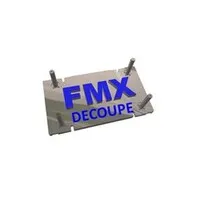 Voici le logo de la marque FMX DECOUPE qui représente son identité graphique.