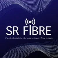 SR FIBRE logo