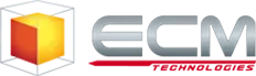 Voici le logo de la marque ECM GROUP qui représente son identité graphique.