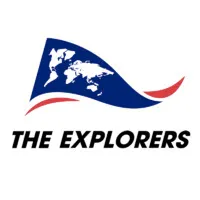 Voici le logo de la marque THE EXPLORERS qui représente son identité graphique.