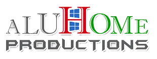 ALUHOME PRODUCTIONS logo