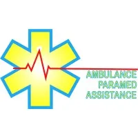 HOLDING AMBULANCE PARAMED ASSISTANCE logo