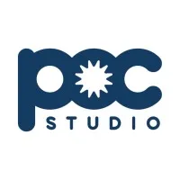 Voici le logo de la marque POC STUDIO qui représente son identité graphique.