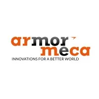 Voici le logo de la marque ARMOR MECA DEVELOPPEMENT qui représente son identité graphique.