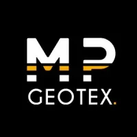 Voici le logo de la marque MP GEOTEX qui représente son identité graphique.