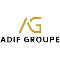 Voici le logo de la marque ADIF GROUPE qui représente son identité graphique.