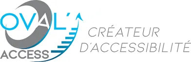 Voici le logo de la marque OVAL'ACCESS qui représente son identité graphique.