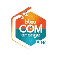 BLEU COM ORANGE logo
