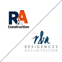 Voici le logo de la marque RESIDENCES & ARCHITECTURE qui représente son identité graphique.