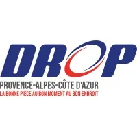 Voici le logo de la marque DROP SUD PIECES AUTOS qui représente son identité graphique.