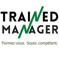 Voici le logo de la marque TRAINED MANAGER qui représente son identité graphique.