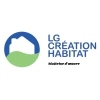 Voici le logo de la marque LG CREATION HABITAT qui représente son identité graphique.