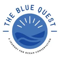 Voici le logo de la marque THE BLUE QUEST qui représente son identité graphique.