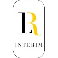 Voici le logo de la marque LR INTERIM qui représente son identité graphique.
