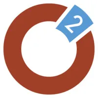 Voici le logo de la marque O2 FALAISES qui représente son identité graphique.
