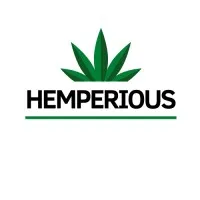 Voici le logo de la marque HEMPERIOUS qui représente son identité graphique.