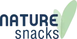 Voici le logo de la marque NATURE SNACKS qui représente son identité graphique.