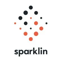 Voici le logo de la marque SPARKLIN qui représente son identité graphique.