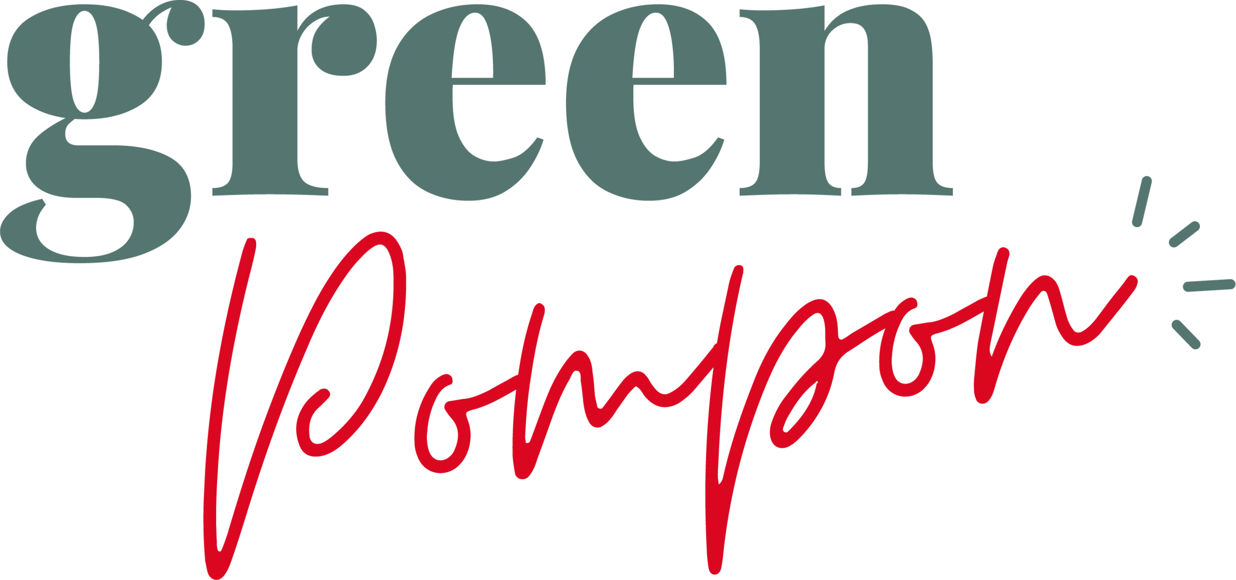 GREEN POMPON logo