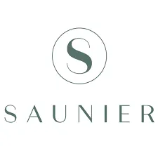 Voici le logo de la marque GL BIJOUX (Saunier bijoux) qui représente son identité graphique.