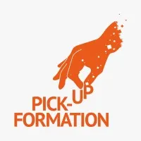 Voici le logo de la marque PICK UP FORMATION qui représente son identité graphique.