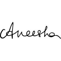 ANEESHA DESIGNS (AD) logo