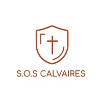 Voici le logo de la marque S.O.S CALVAIRES qui représente son identité graphique.