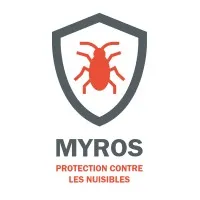 Voici le logo de la marque MYROS qui représente son identité graphique.