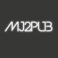 Voici le logo de la marque MJ2PUB qui représente son identité graphique.