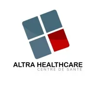 Voici le logo de la marque ALTRA HEALTHCARE qui représente son identité graphique.
