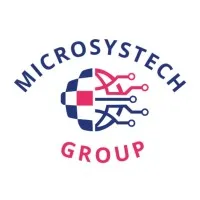 Voici le logo de la marque MICROSYSTECH GROUP qui représente son identité graphique.