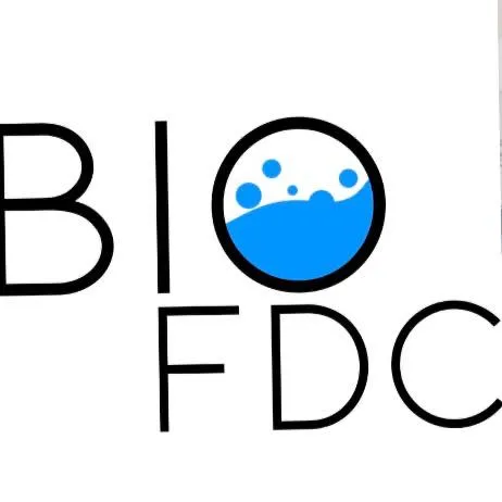 Voici le logo de la marque BIO FDC qui représente son identité graphique.