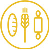 Voici le logo de la marque LE PAIN DU FOU qui représente son identité graphique.