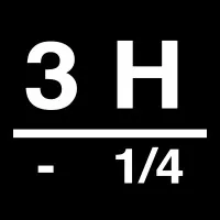 TROIS HEURES MOINS LE QUART (3H-1/4) logo