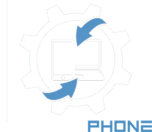 Voici le logo de la marque INFORMAPHONE qui représente son identité graphique.