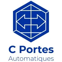 Voici le logo de la marque C PORTES AUTOMATIQUES qui représente son identité graphique.
