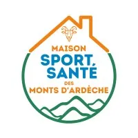 Voici le logo de la marque MAISON SPORT-SANTE DES MONTS D'ARDECHE qui représente son identité graphique.