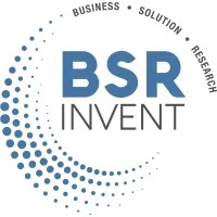 Voici le logo de la marque BSR INVENT SAS qui représente son identité graphique.