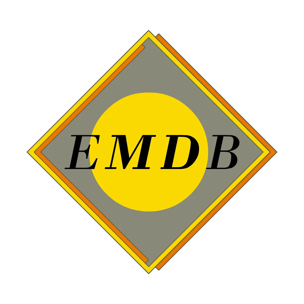 Voici le logo de la marque E.M.D.B. qui représente son identité graphique.