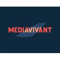 Voici le logo de la marque MEDIAVIVANT qui représente son identité graphique.
