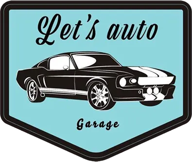 Voici le logo de la marque LET'S AUTO qui représente son identité graphique.