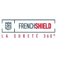 Voici le logo de la marque FRENCHSHIELD qui représente son identité graphique.