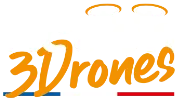 Voici le logo de la marque ACTION 3DRONES qui représente son identité graphique.