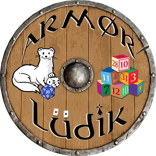 Voici le logo de la marque ARMOR LUDIK qui représente son identité graphique.