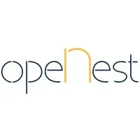 Voici le logo de la marque OPENEST qui représente son identité graphique.